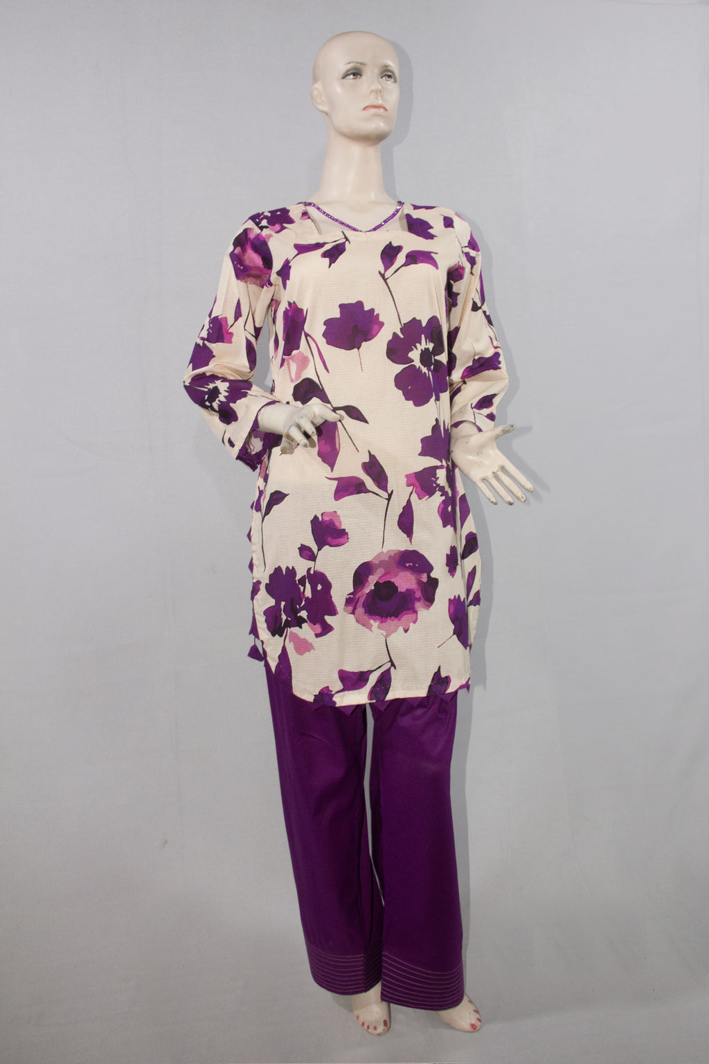 Zeb e Gul – Banafsha Khwaab | Floral Print Lawn 2-Piece Suit