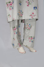 Zeb e Gul – Simaabi Gulzar | Lace-Yoke Floral Lawn 2-Piece Suit