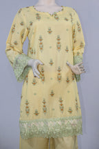 Zeb e Gul – Zard Bahar | Lace-Trim Lawn 2-Piece Suit